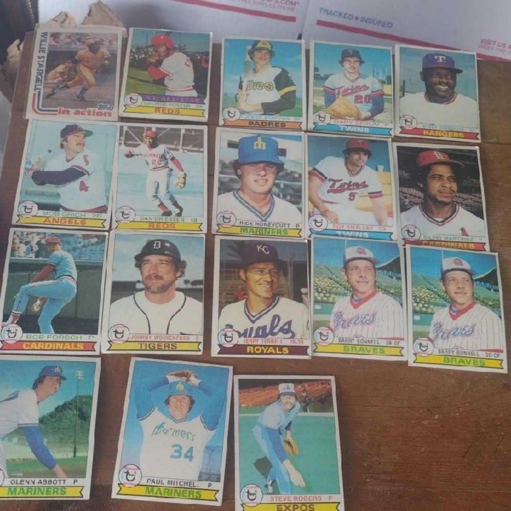 1978Vintage Baseball Trading Cards Collection(17+Topps 82 Willie Stargell)